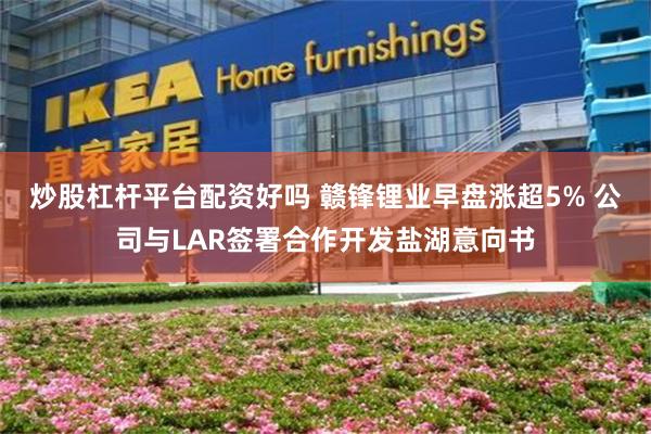 炒股杠杆平台配资好吗 赣锋锂业早盘涨超5% 公司与LAR签署合作开发盐湖意向书