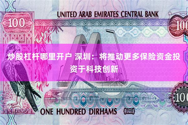 炒股杠杆哪里开户 深圳：将推动更多保险资金投资于科技创新