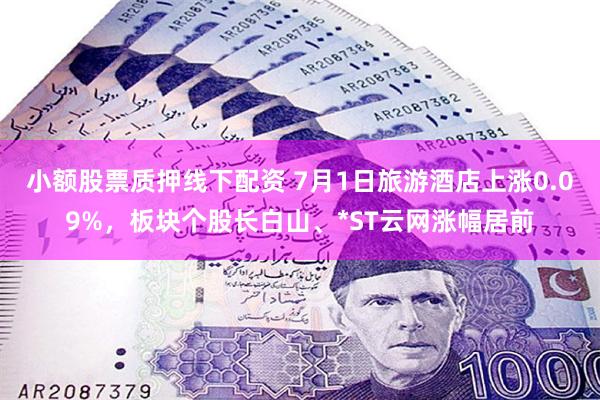 小额股票质押线下配资 7月1日旅游酒店上涨0.09%，板块个股长白山、*ST云网涨幅居前