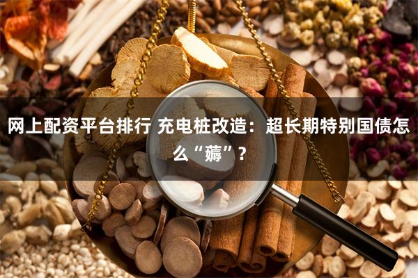 网上配资平台排行 充电桩改造：超长期特别国债怎么“薅”？